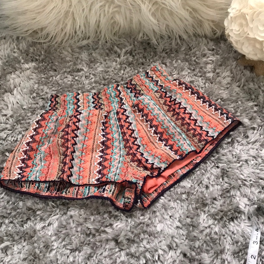 Lace beach shorts